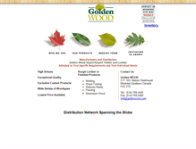Tablet Screenshot of goldenwood.com